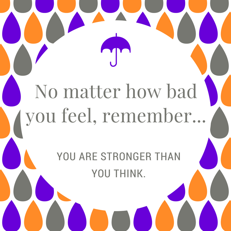 No matter how bad you feel, remember...