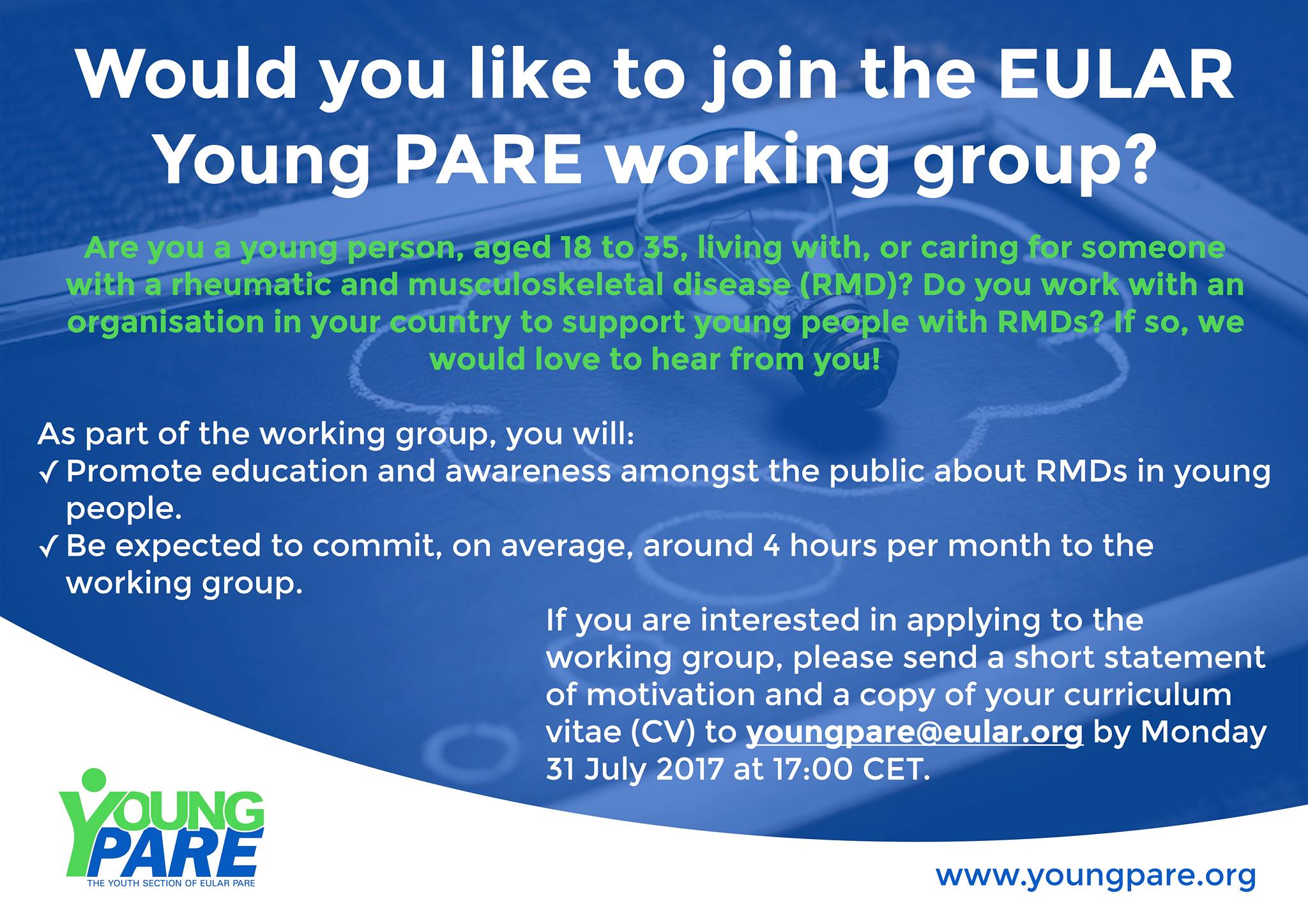 Join The EULAR Young PARE Working Group
